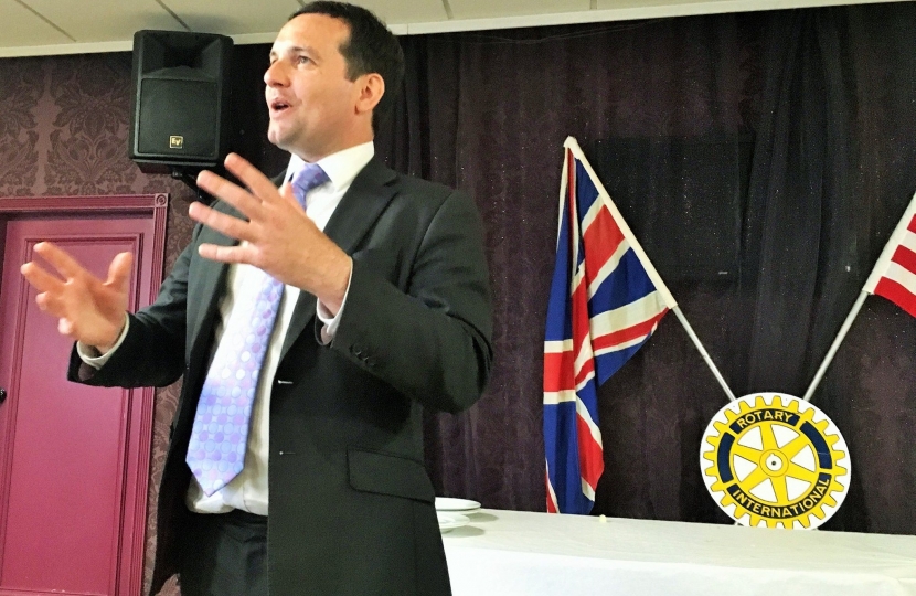 Chris speaks at Horwich Rotary Club