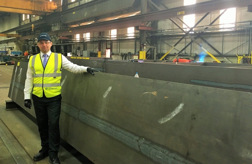 Chris at Severfield Steel