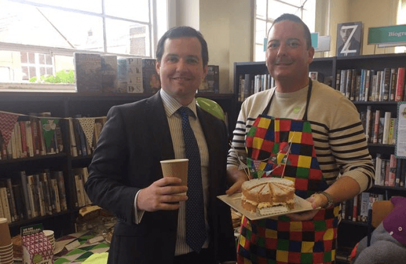 Chris Green MP Macmillan coffee mornings