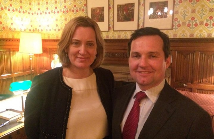 (L-R) Amber Rudd and Chris Green MP