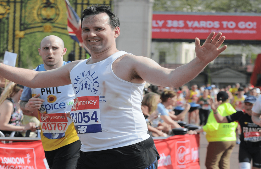 Chris Green MP London marathon