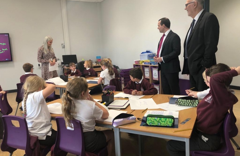 Chris Green MP at Blackrod Primary 