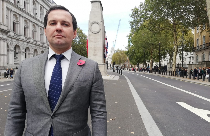 Chris at Westminster Cenotaph