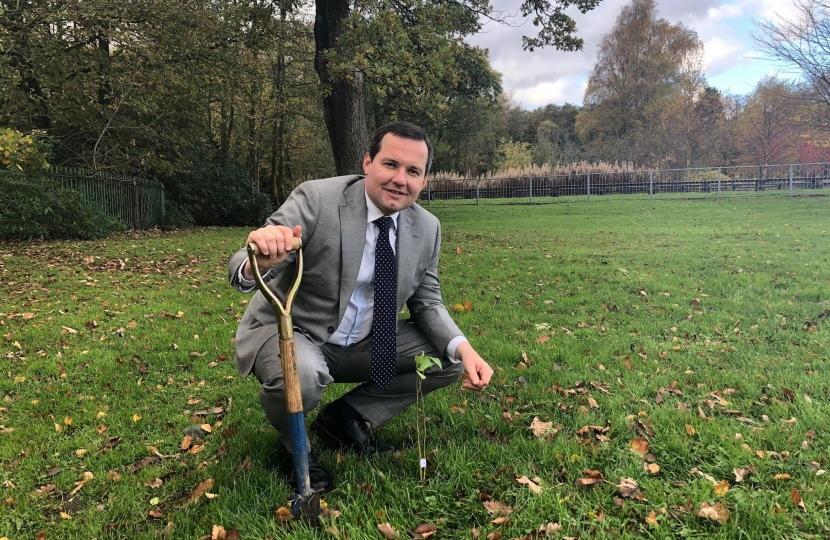 Chris Green MP Tree Planting 