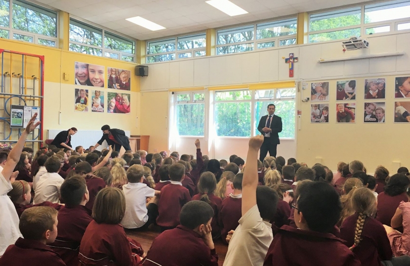 Chris Green at St Mary's RC Primary School