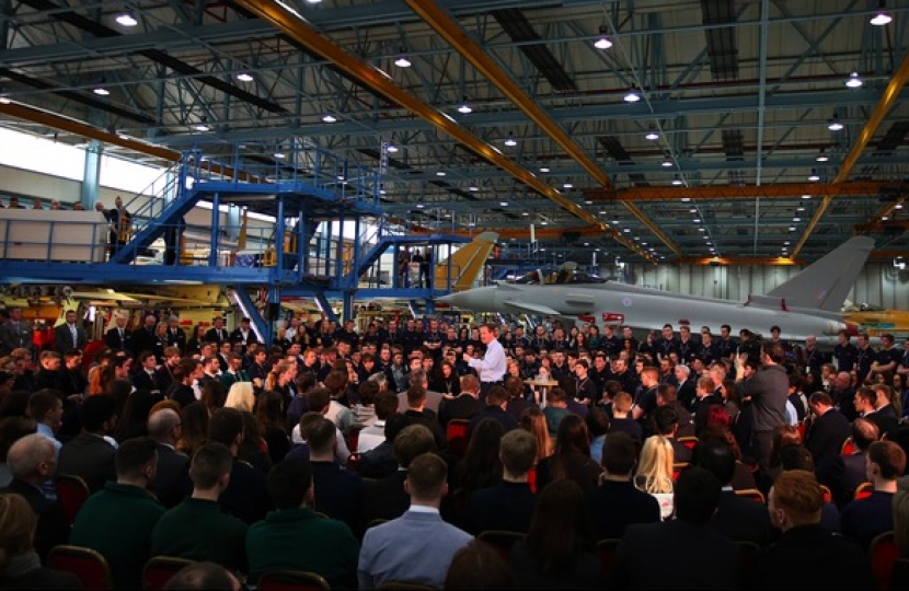 The Prime Minister visits the NW during Apprenticeship Week