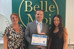 Chris Green MP with the Belle Moi team