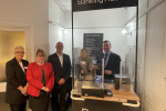 Chris Green MP at the banking hub in Horwich