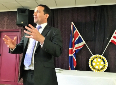 Chris speaks at Horwich Rotary Club