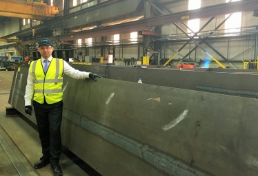 Chris at Severfield Steel