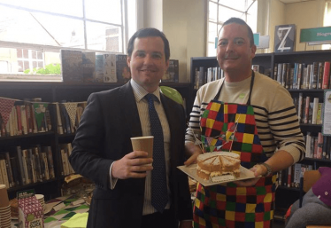 Chris Green MP Macmillan coffee mornings