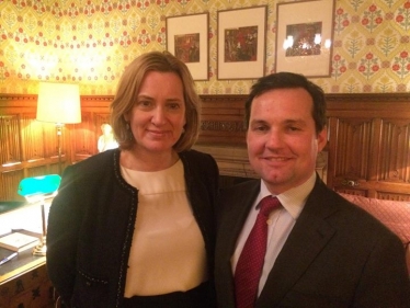 (L-R) Amber Rudd and Chris Green MP