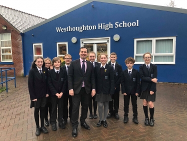 Westhoughton High School visit