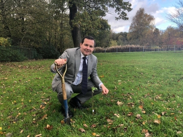 Chris Green MP Tree Planting 