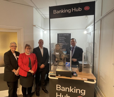 Chris at Horwich banking hub