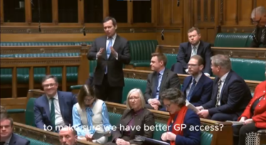 Chris Green MP speaking in the Commons Chamber