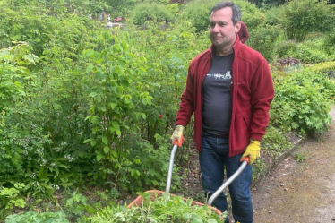 Chris Green MP at Moss Bank Park